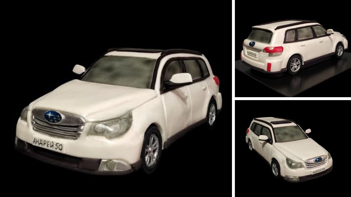Дніпровський кондитер приготував торт у вигляді Subaru
