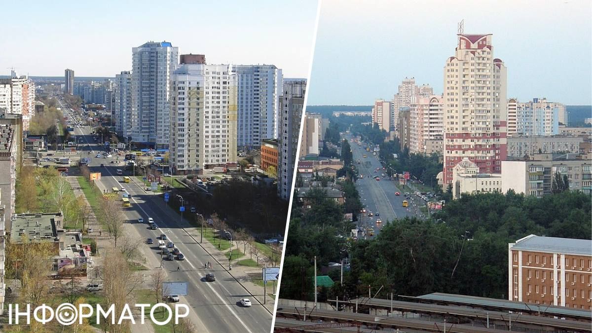 Харьковское шоссе улица Бориспольская Дарница